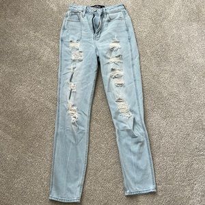 Holister mom jeans